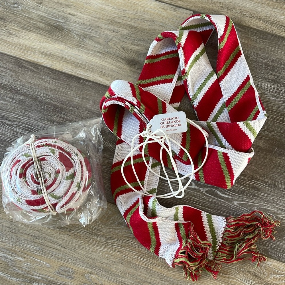 Crate and Barrel Christmas Garland